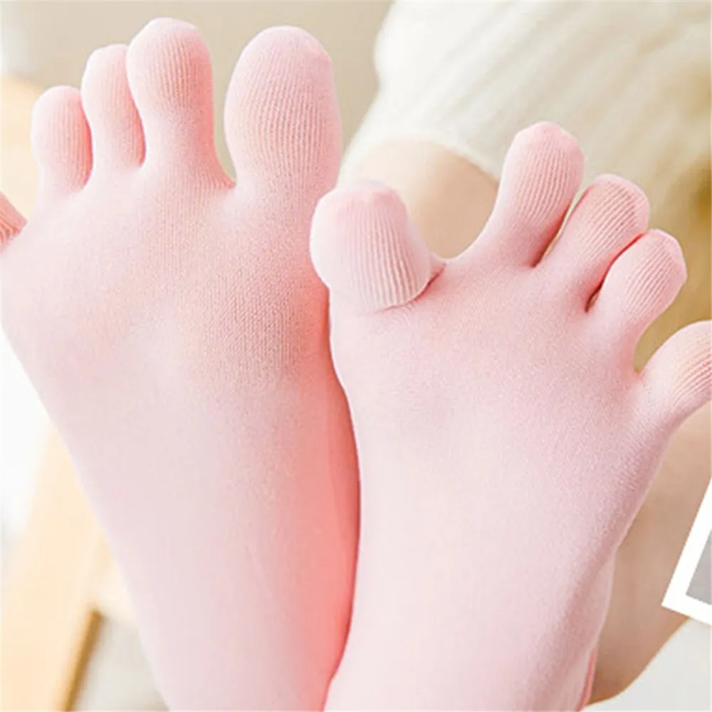 1 Pair Women's Breathable Ultrathin Five-finger Low Cut Invisible Sling Socks