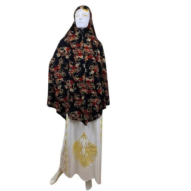 106cm X156cm colorful Saudi Arabic Muslim Women's Prayer Scarf Scarves