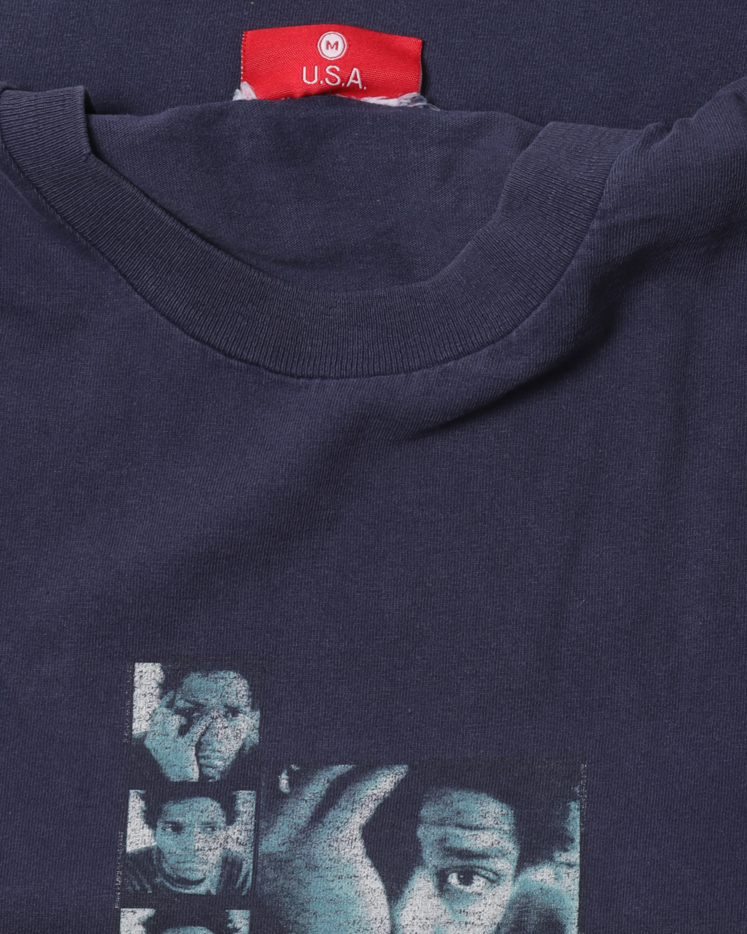 1996 Ari Marcopoulos x Jean Michel Basquiat Navy T Shirt