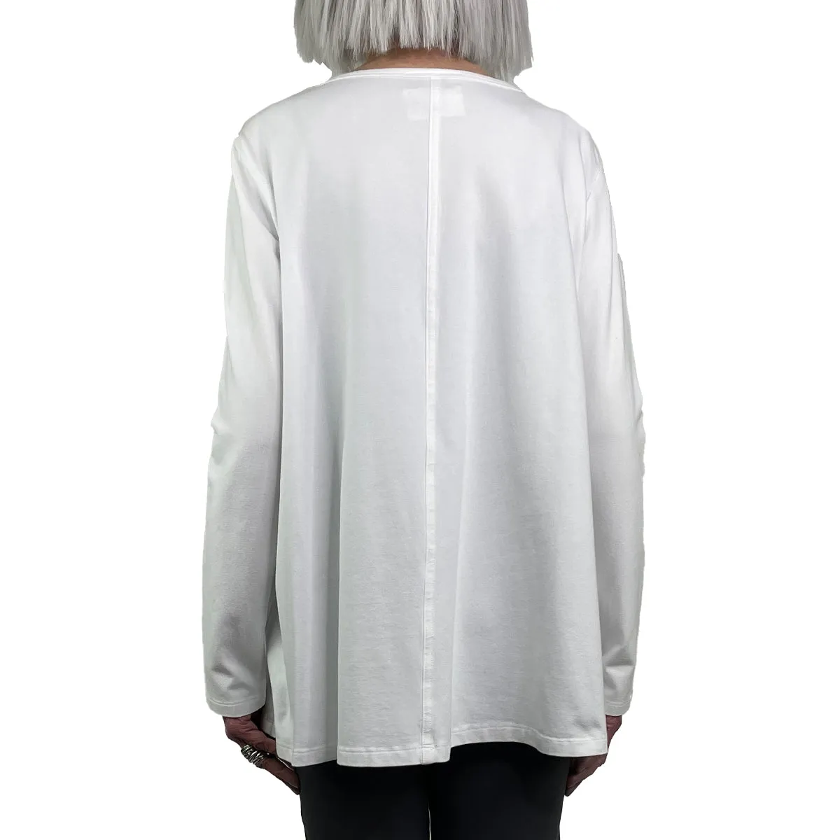 A-LINE CREWNECK TUNIC TEE