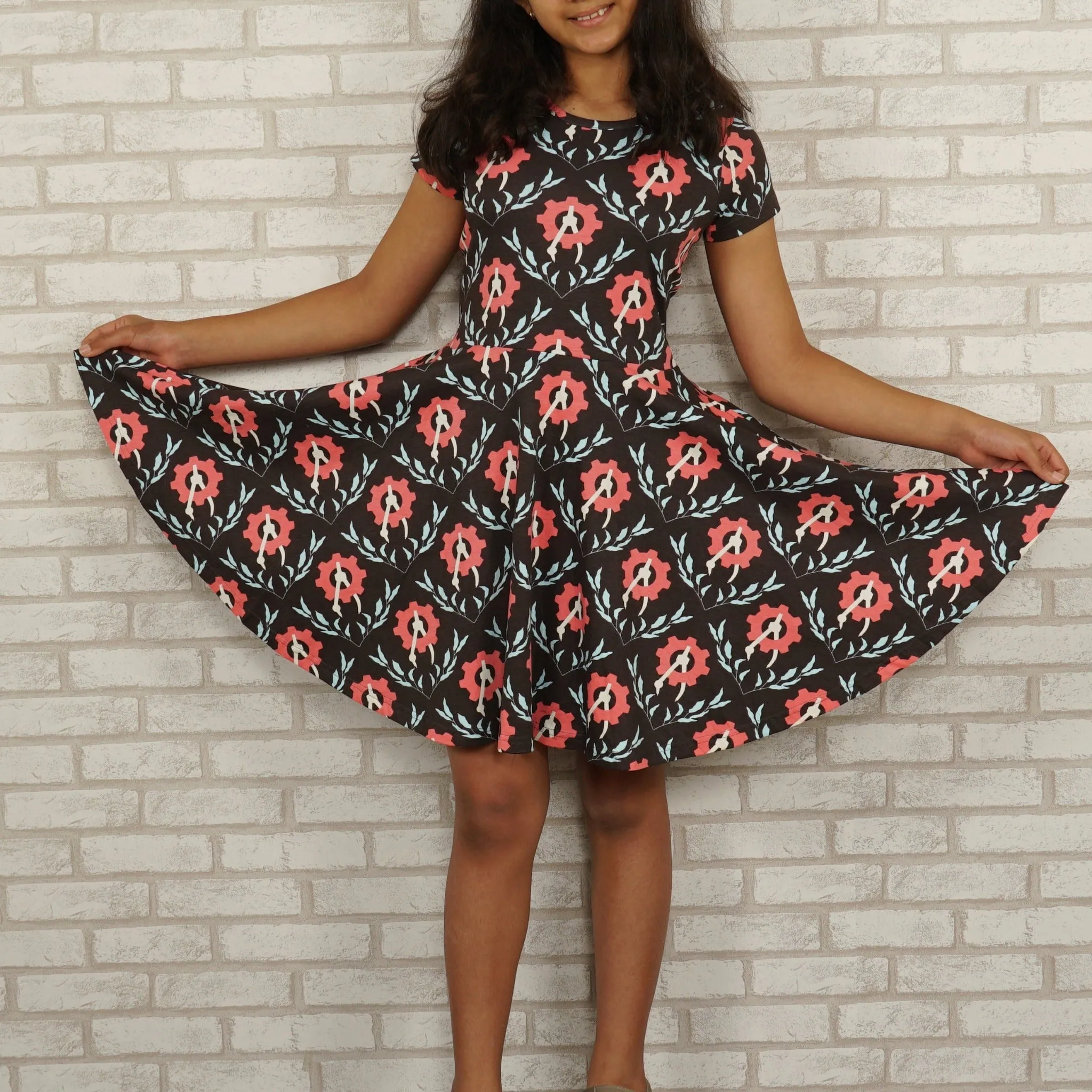 Aesthetic Engineering Kids Twirl Dress [FINAL SALE]