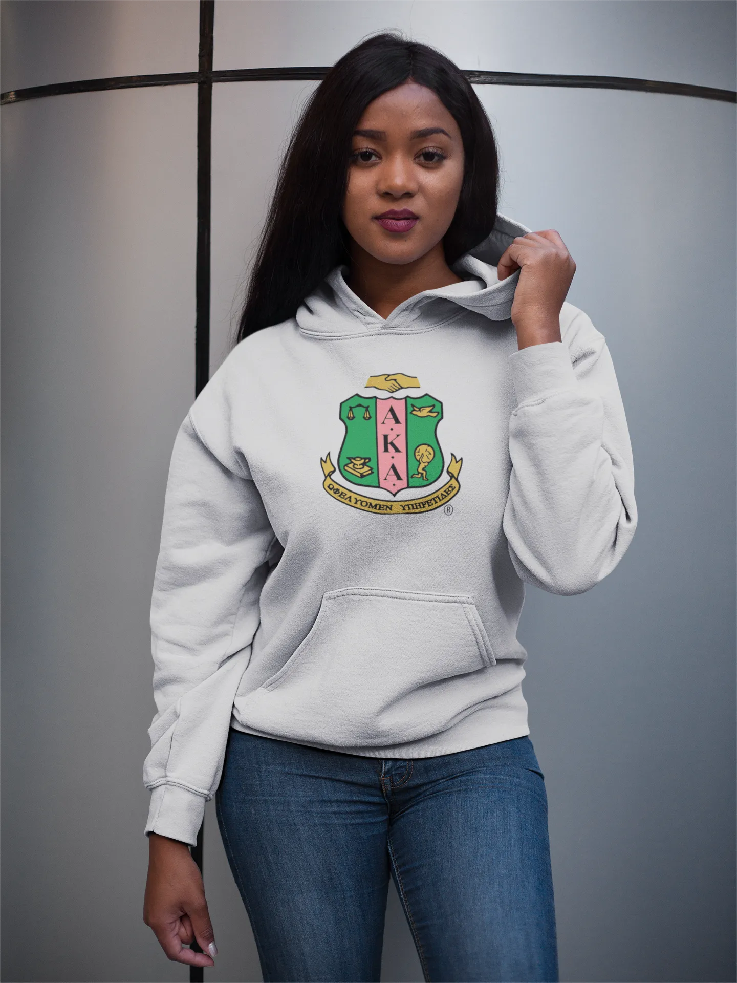 Alpha Kappa Alpha (AKA) Shield Hoodie