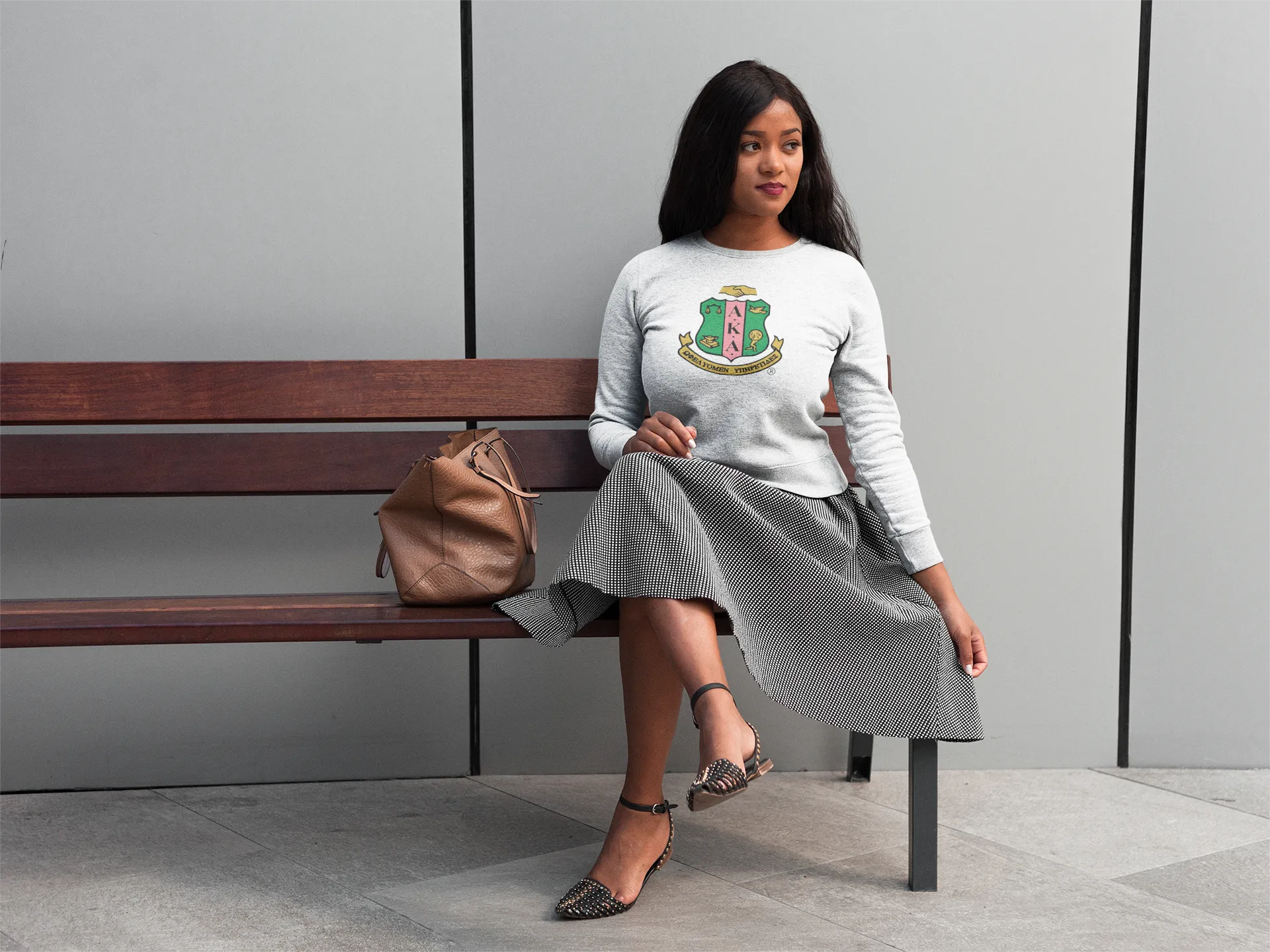 Alpha Kappa Alpha (AKA) Shield SweatShirt