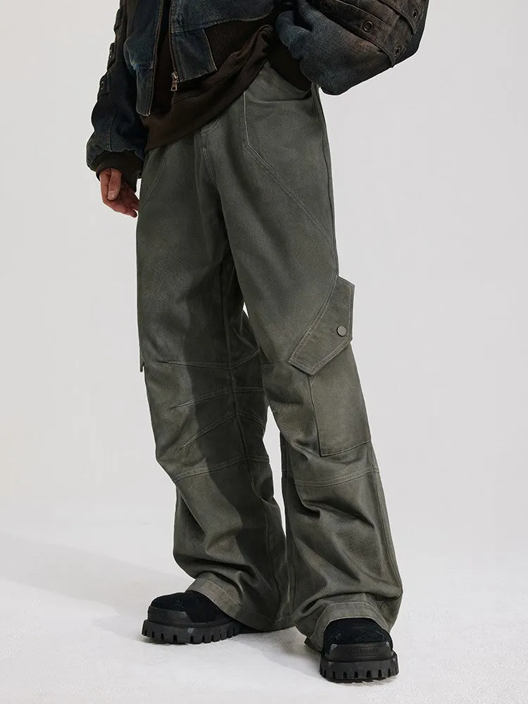 ANTIDOTE spray color pocket scimitar pants