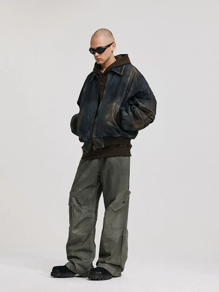 ANTIDOTE spray color pocket scimitar pants