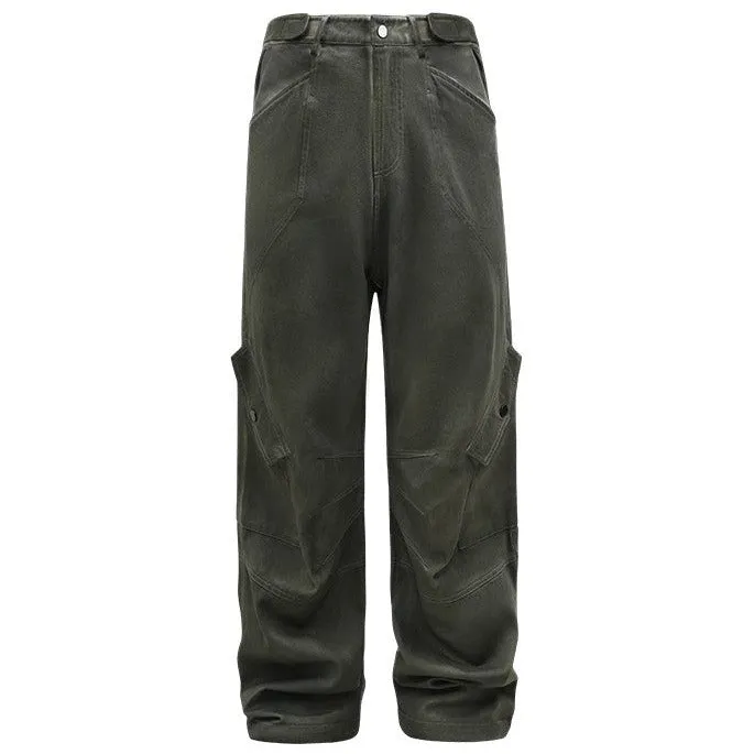 ANTIDOTE spray color pocket scimitar pants