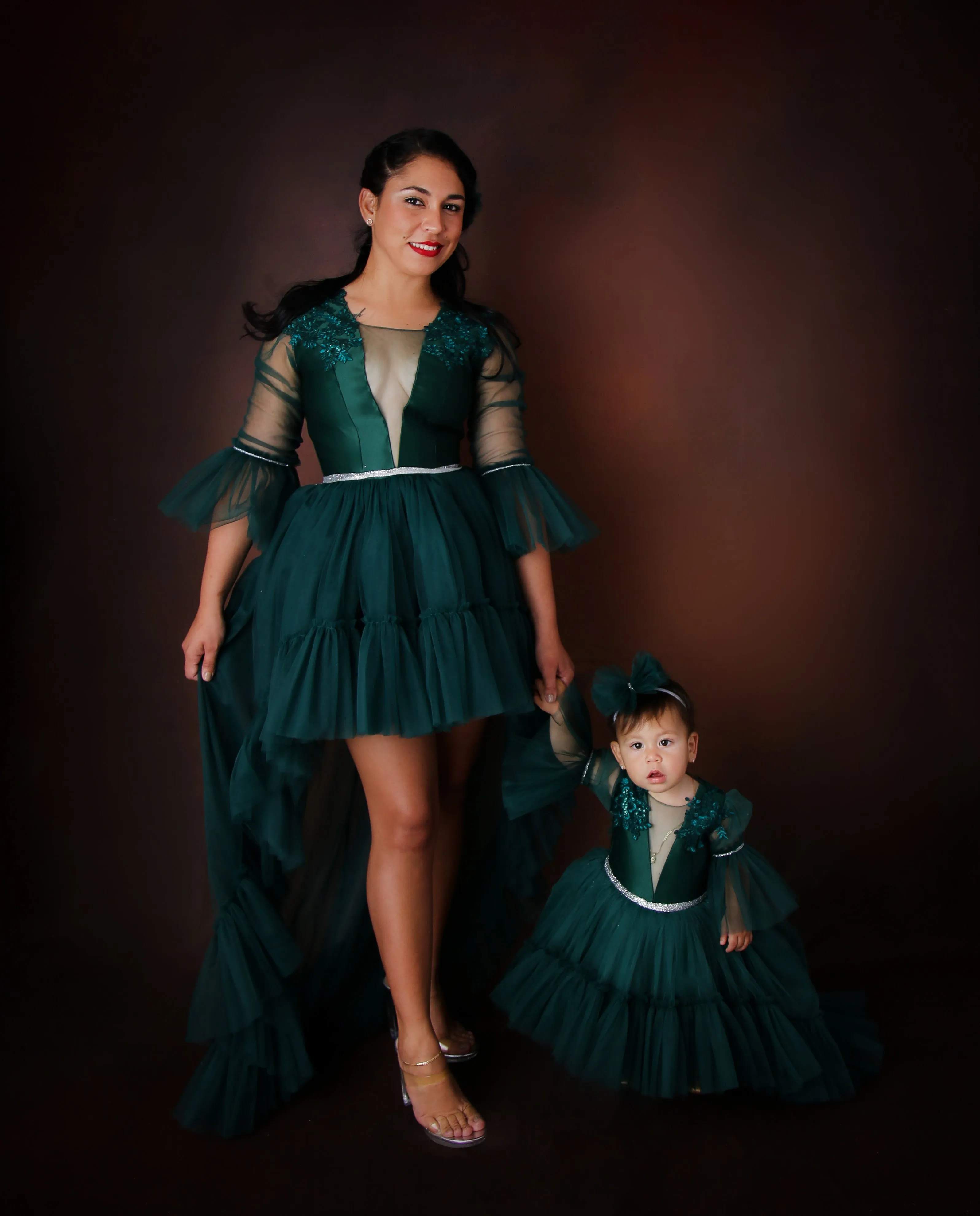 Antoinette Dress Emerald