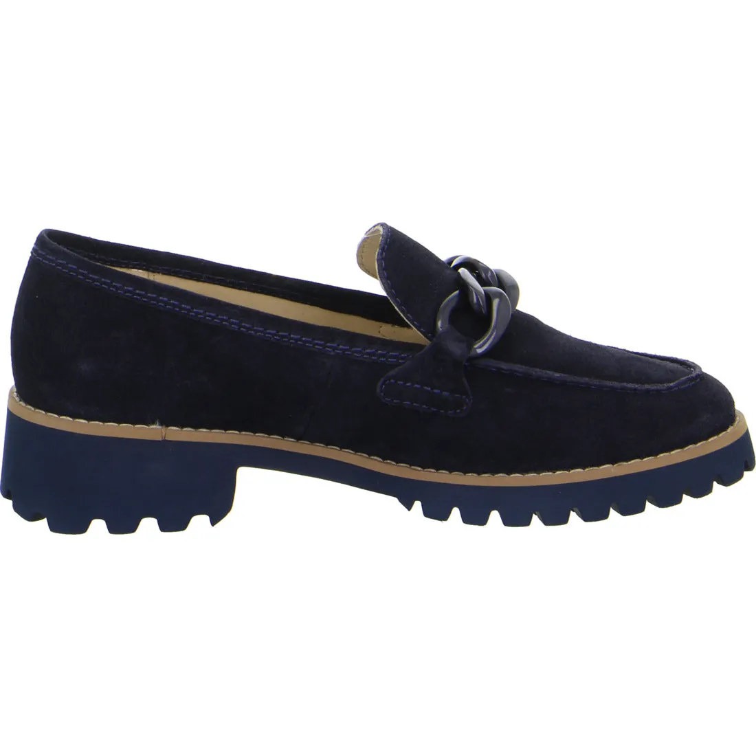 Ara Kent Ladies Chain Trim Loafer