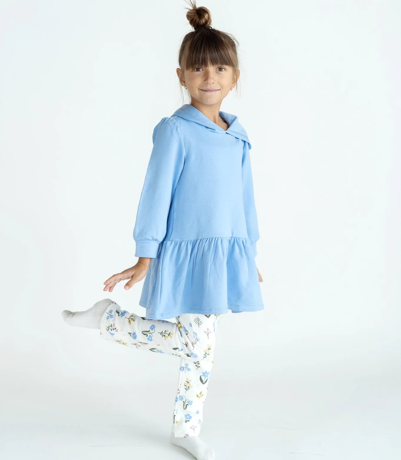 Bamboo Fleece Hooded Dress (Vista)