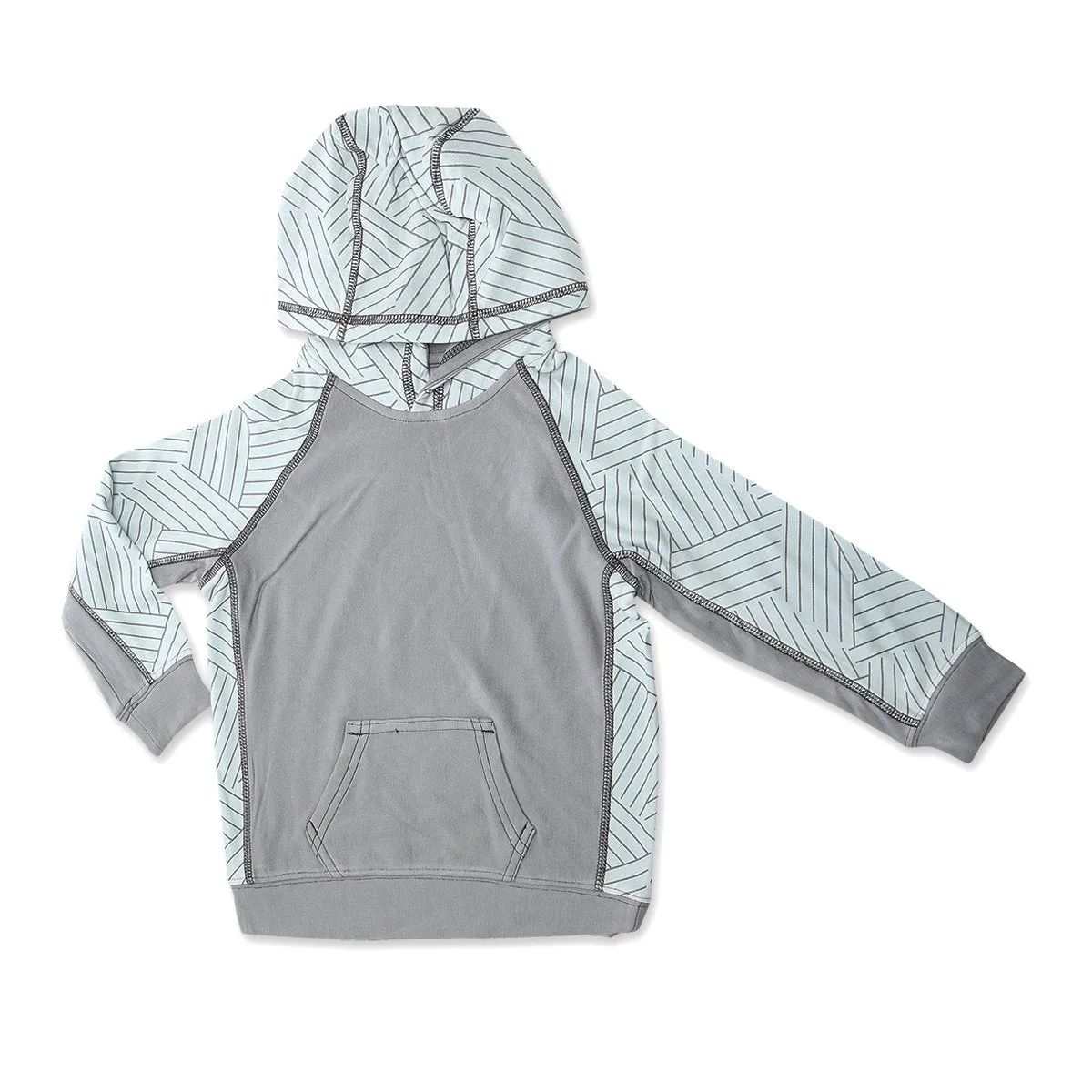 Bamboo Fleece Hoodie w/Kangaroo Pocket (Titanium)