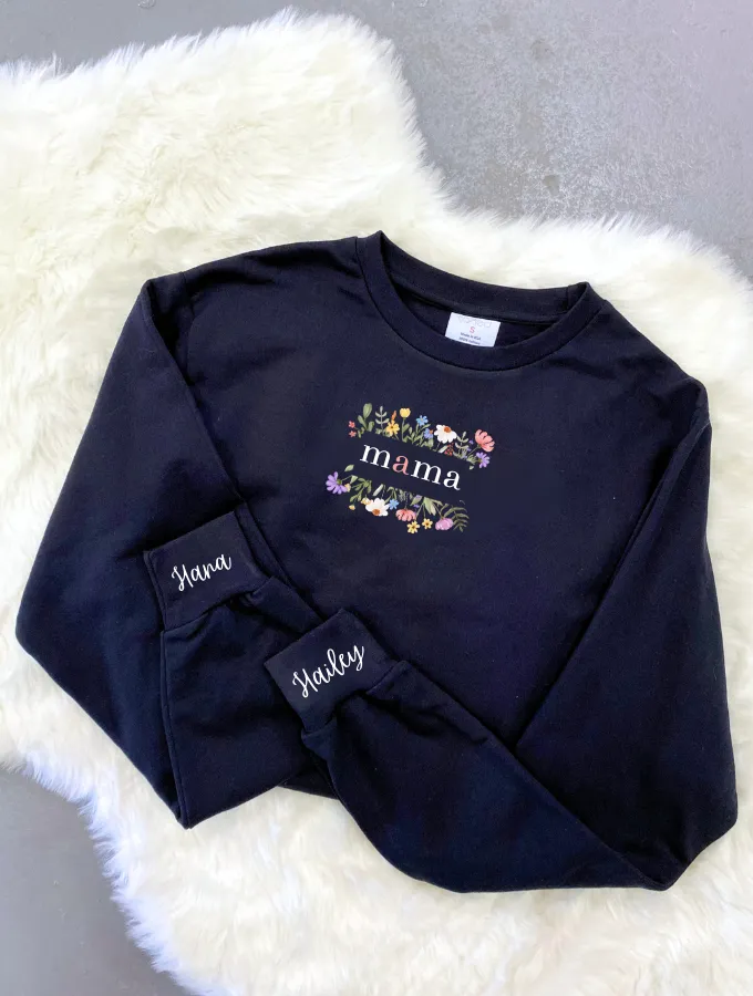 BLOOM SWEATER - BLACK