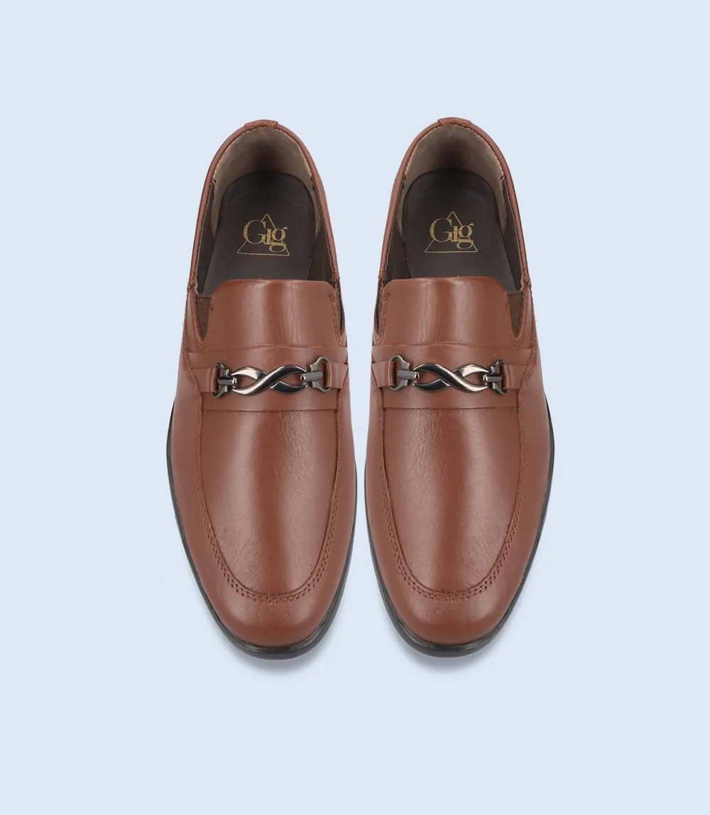 BM5200-TAN-Men Formal Slip-on's