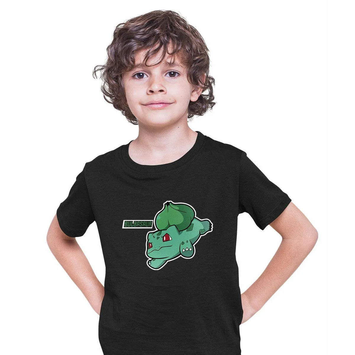 Bulbasaur Pokemon Go Kids T-Shirt Printed Manga Japan Birthday Gift Boys Top T-shirt for Kids