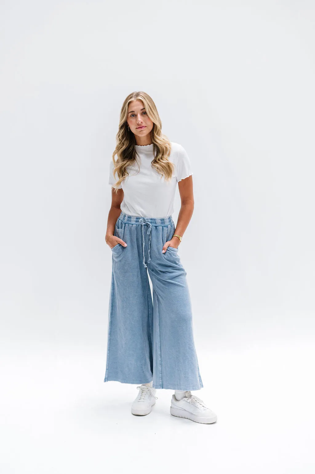 Chelsea Pants in Denim Blue