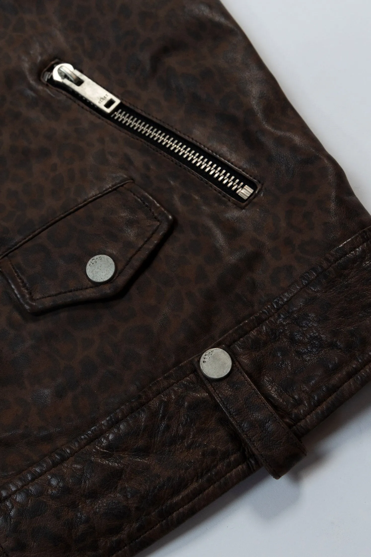 Colt Biker Jacket | Leopard