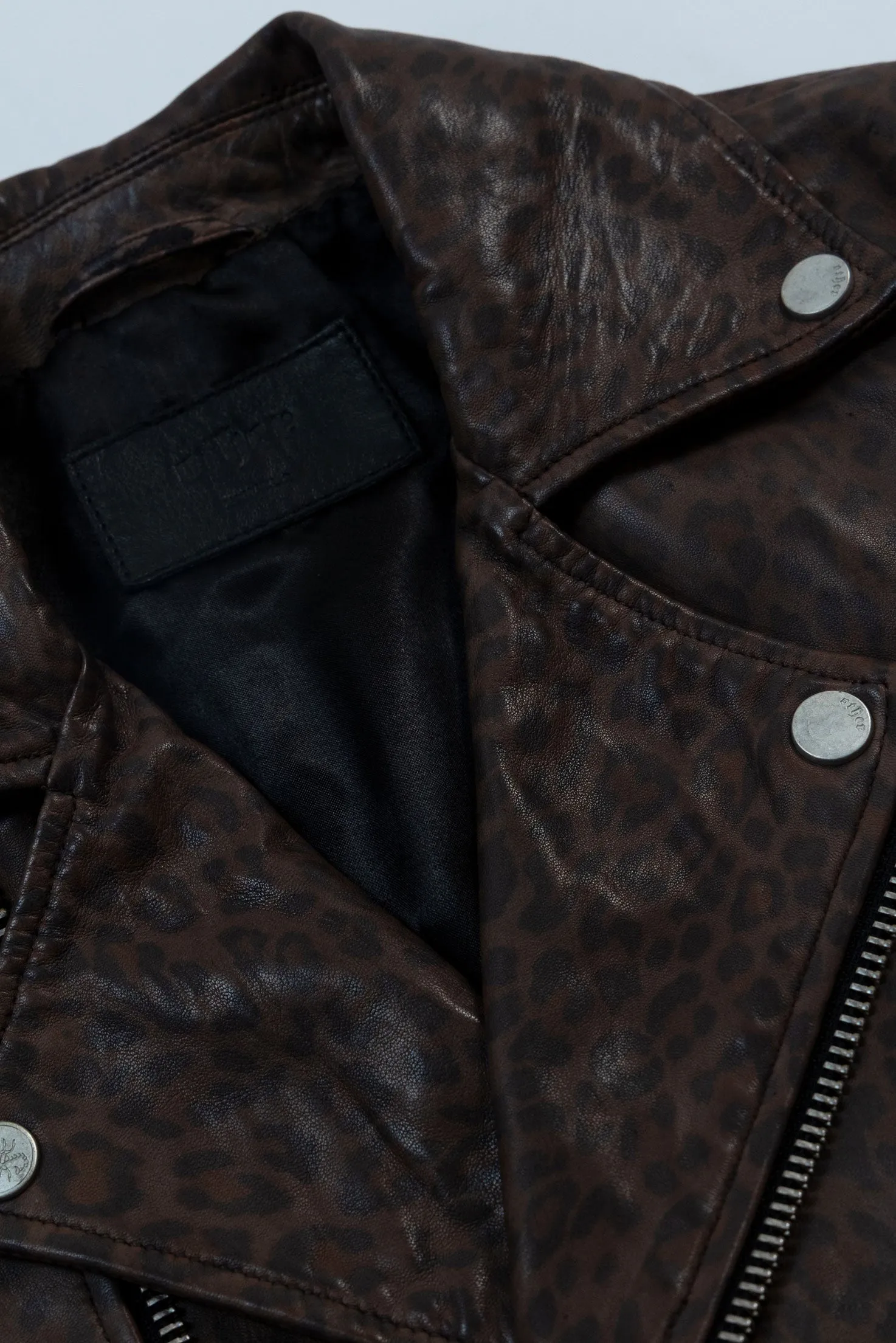 Colt Biker Jacket | Leopard