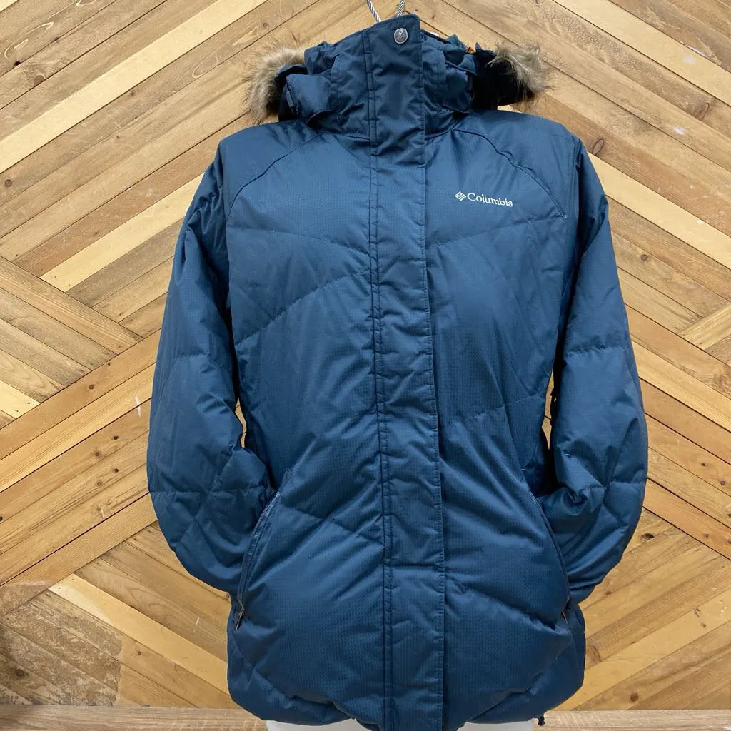 Columbia - Women's Omni-Heat Winter Down Jacket - MSRP $350: Teal Blue-women-LG