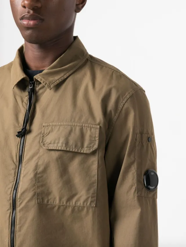 C.P. Company Gabardine Zipped Shirt