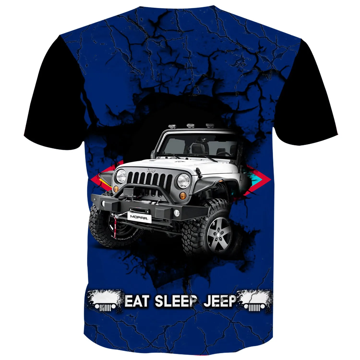 Eat Sleep Jeep Flag - Guam