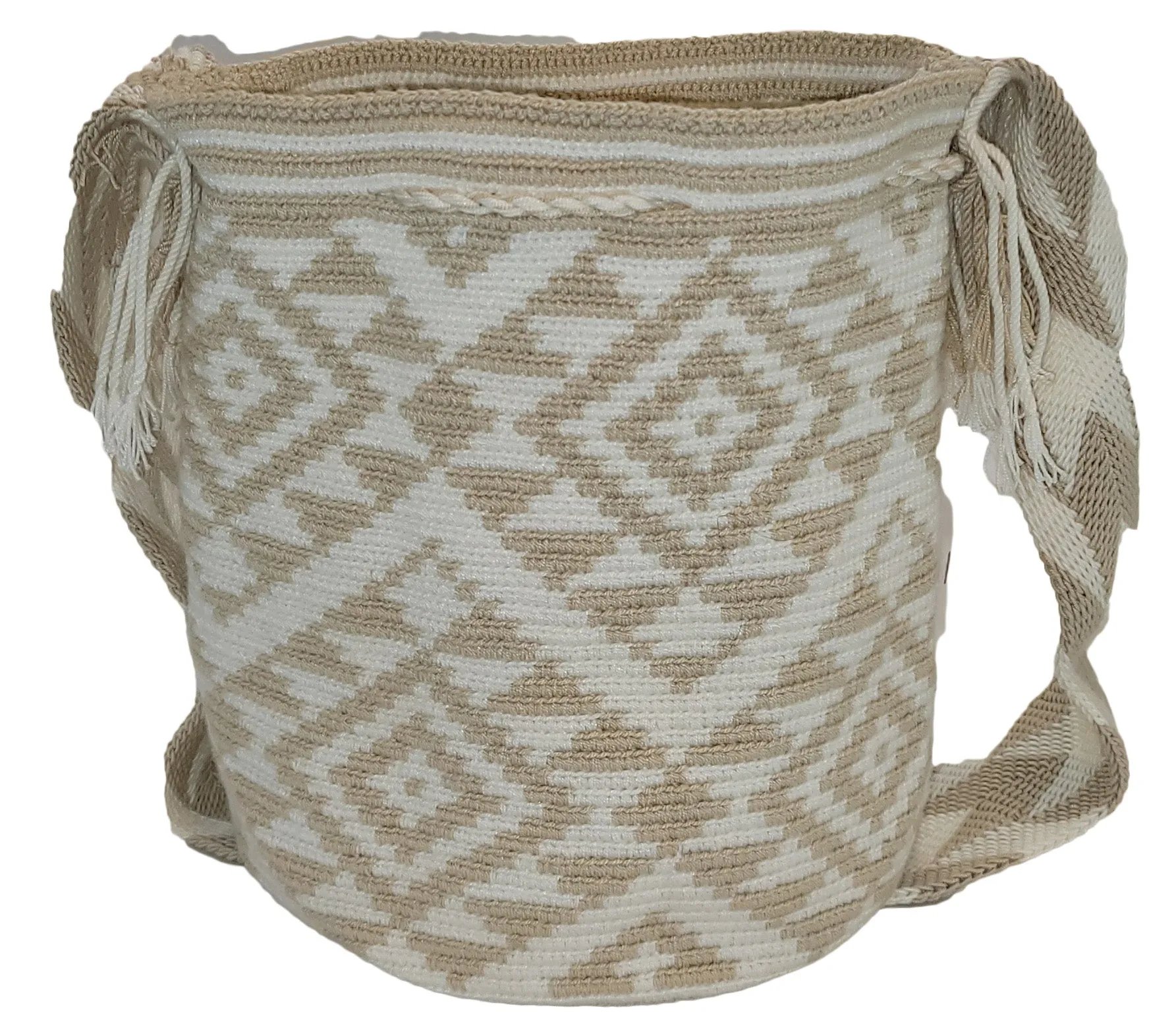 Ellis Large Handmade Crochet Wayuu Mochila Bag