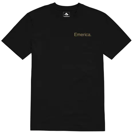 EMERICA - THIS IS SKATEBOARDING TEE - Black