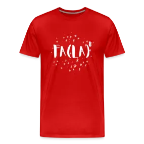 Fa-la-la-la-larious Holiday Tee: Premium Mens Math Whiz Edition