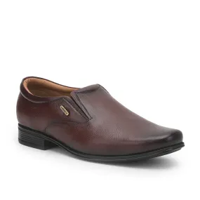 Fortune (Brown) Formal Slip on Shoes For Men UVL-306 By Liberty