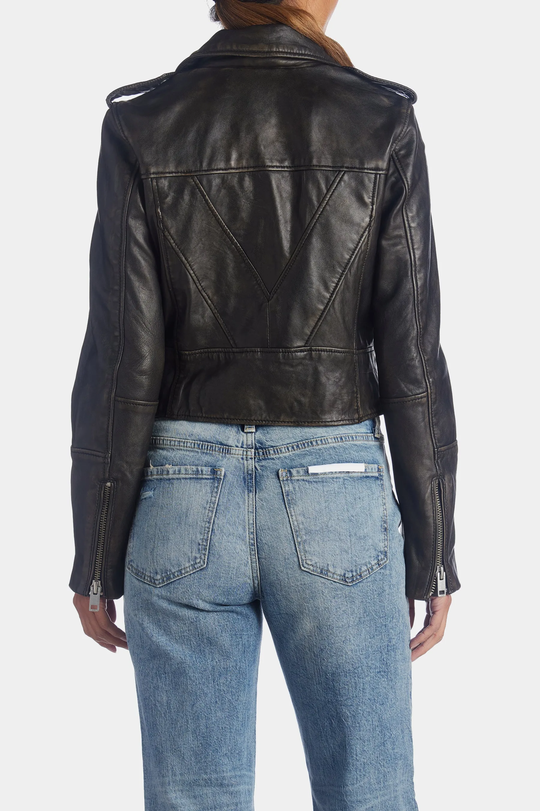 Genuine Leather City Biker Jacket