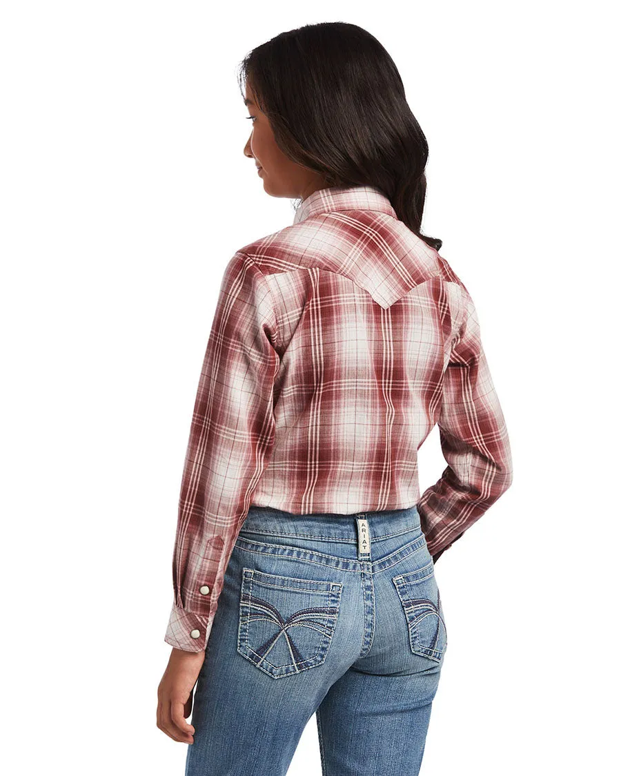 Girls' REAL Plaid Shirt