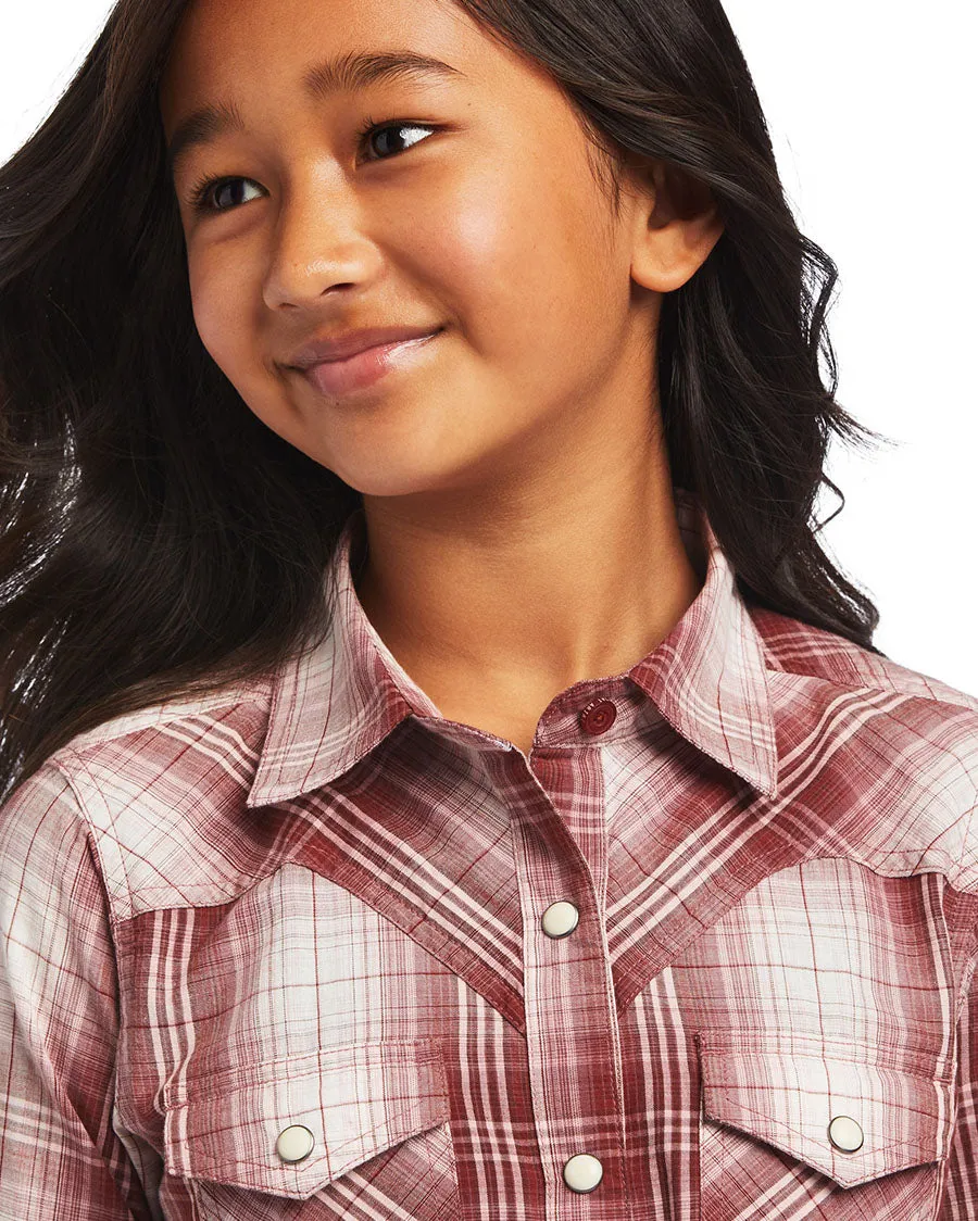 Girls' REAL Plaid Shirt