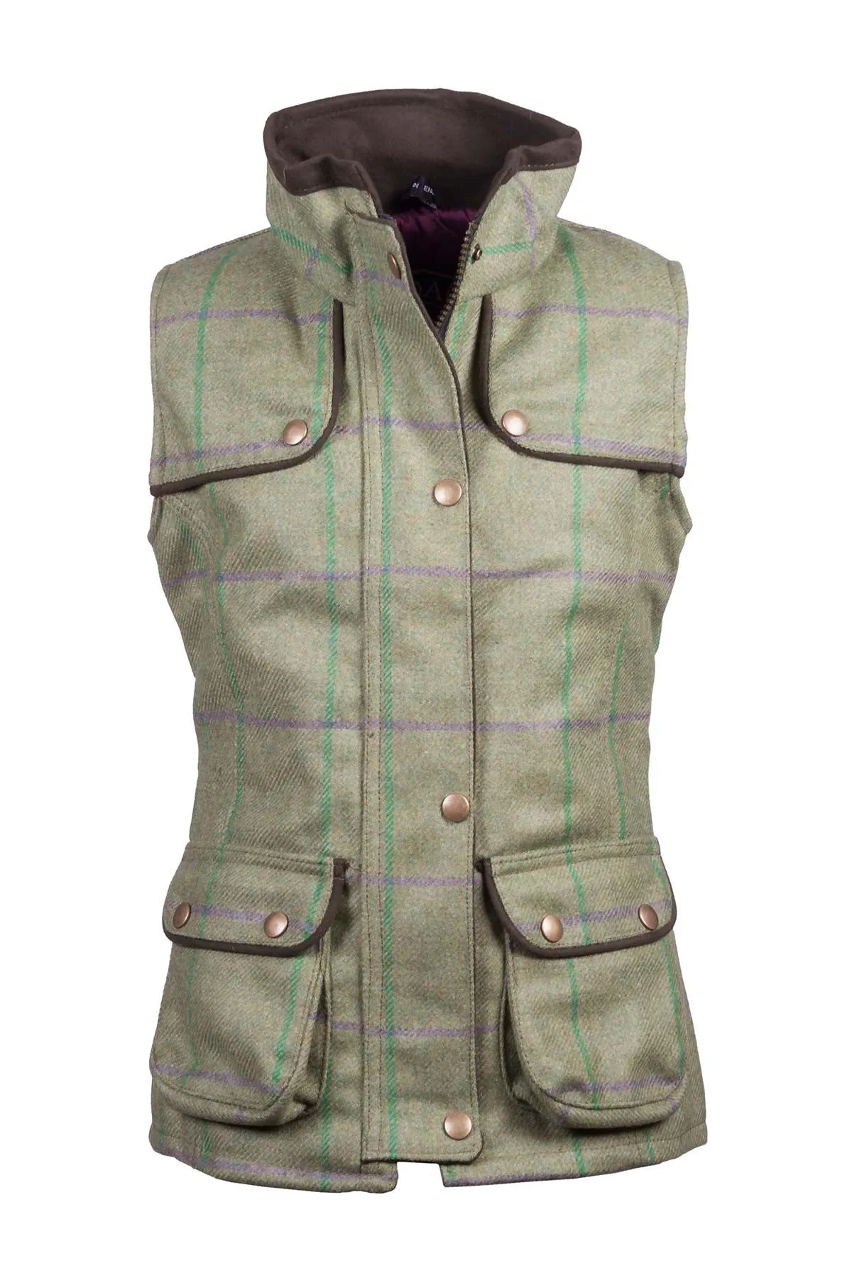 Girls Tweed Waistcoat