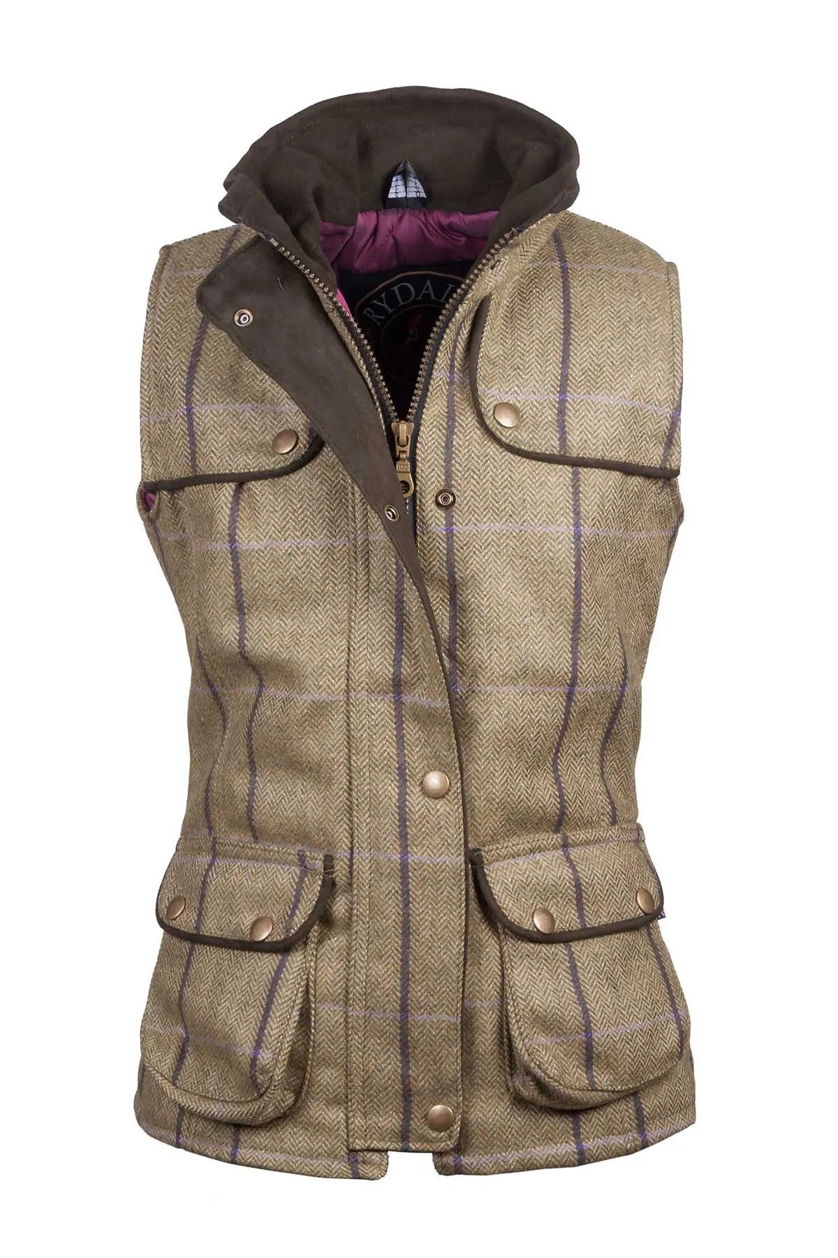 Girls Tweed Waistcoat