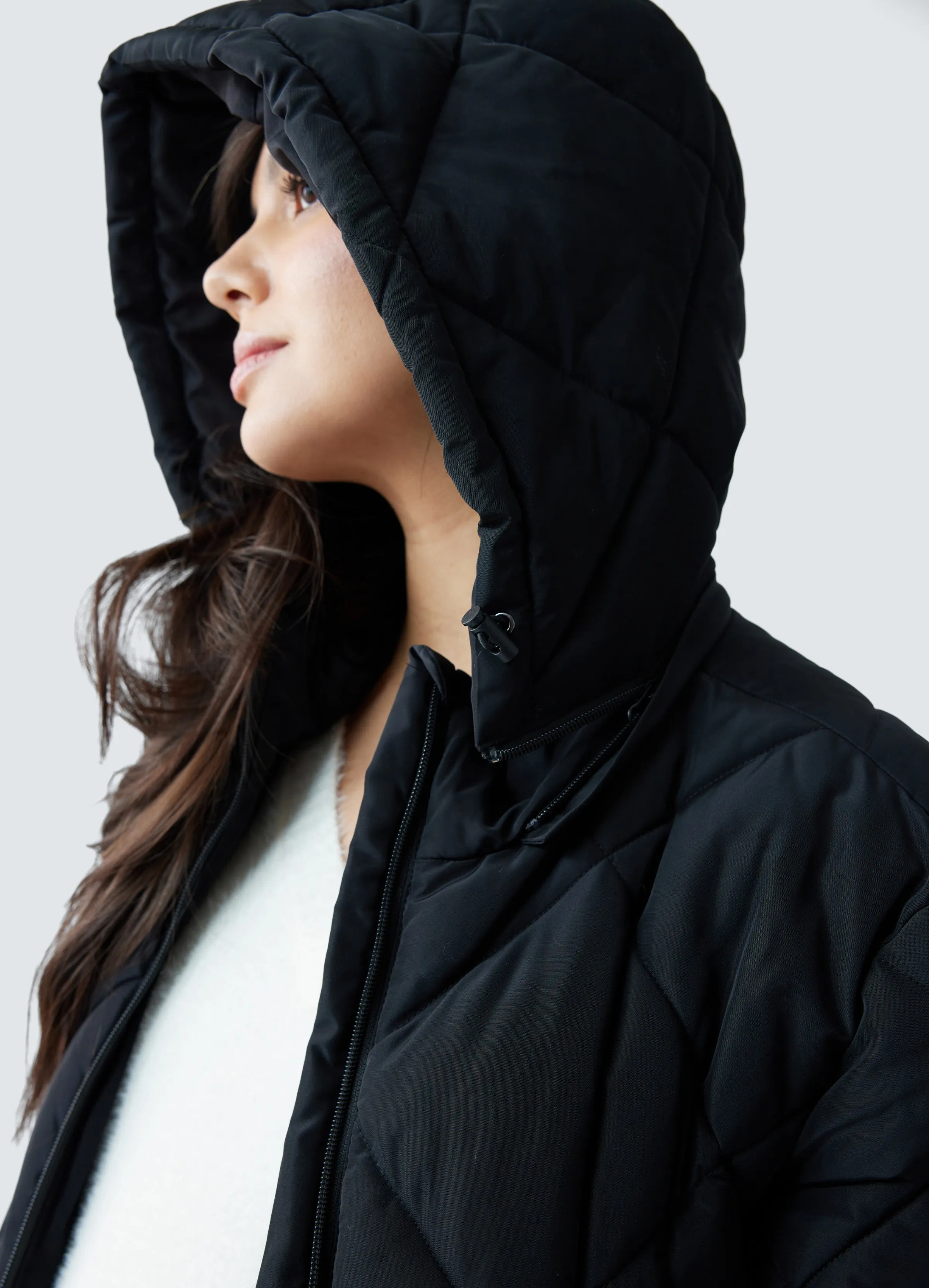 Grow With You Hooded Maternity Parka