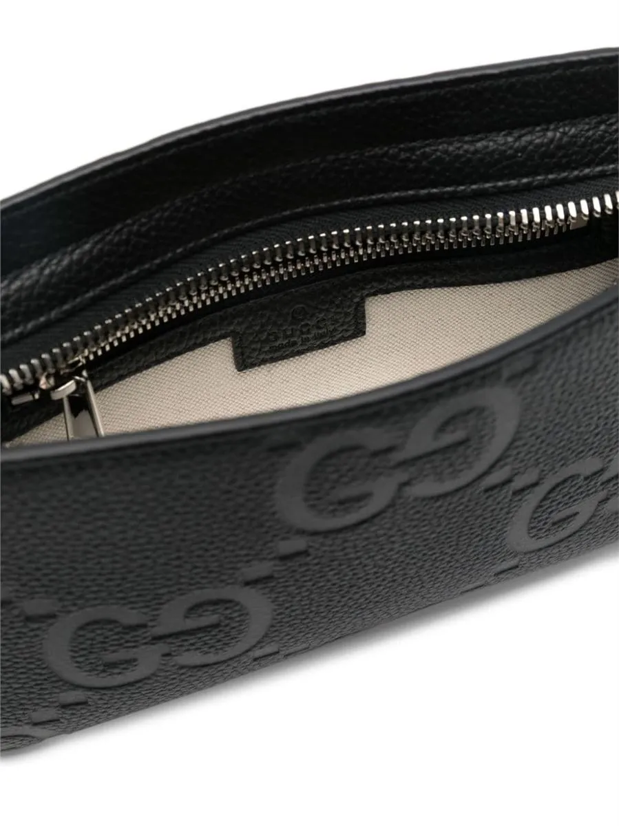 JUMBO GG LEATHER SHOULDER BAG