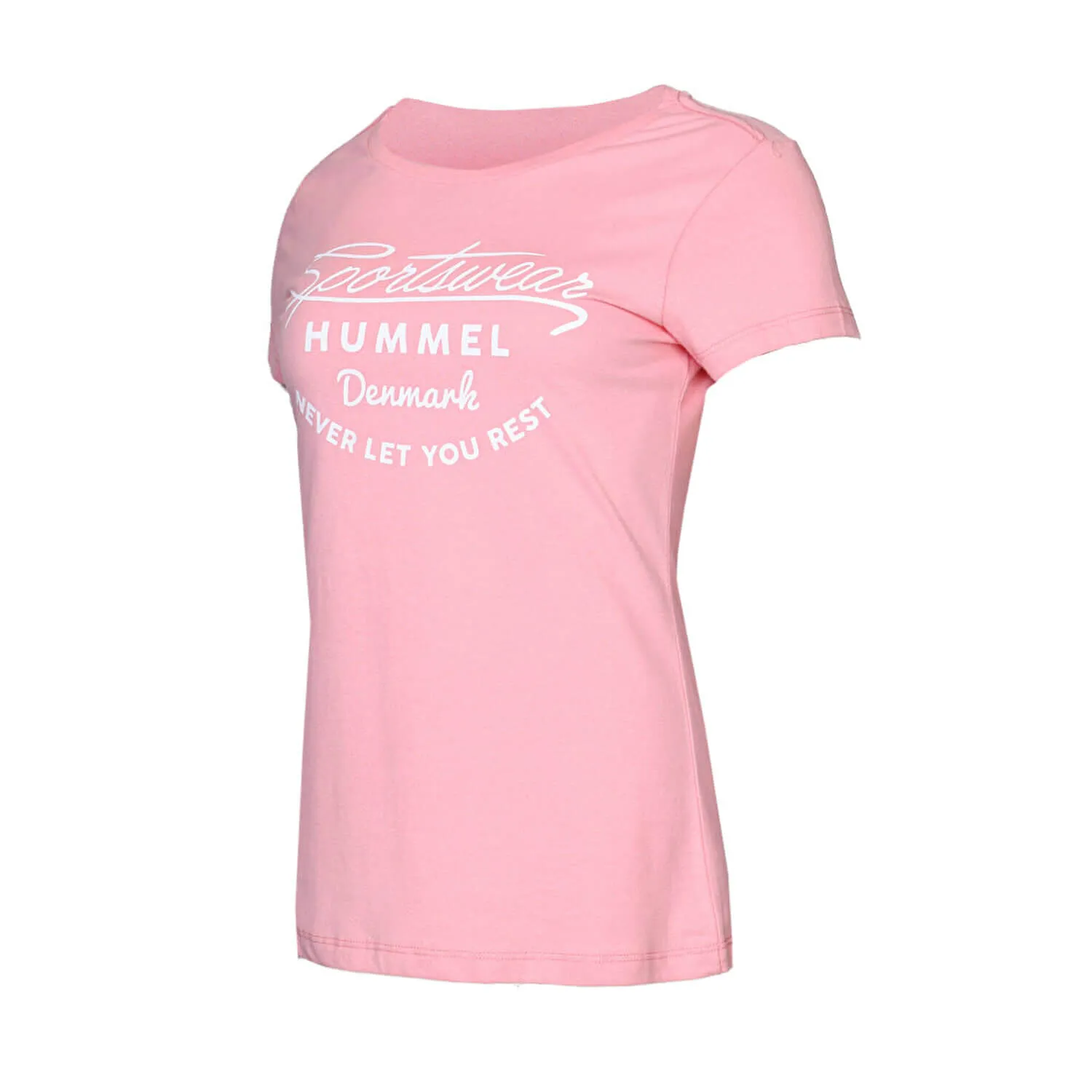 Kumin Women Cotton Pink T-Shirt