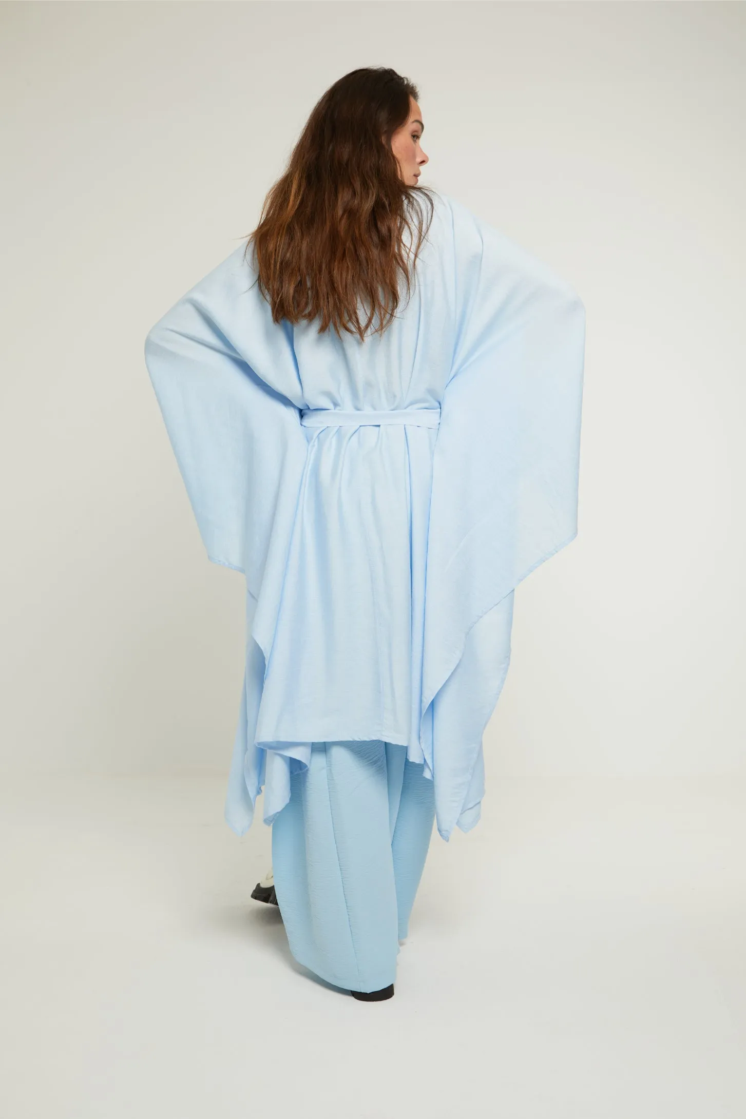 LET IT BE SHEER KAFTAN - BLUE