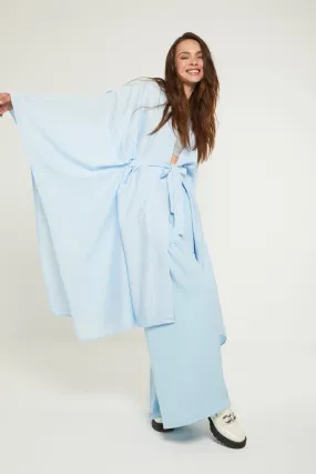 LET IT BE SHEER KAFTAN - BLUE