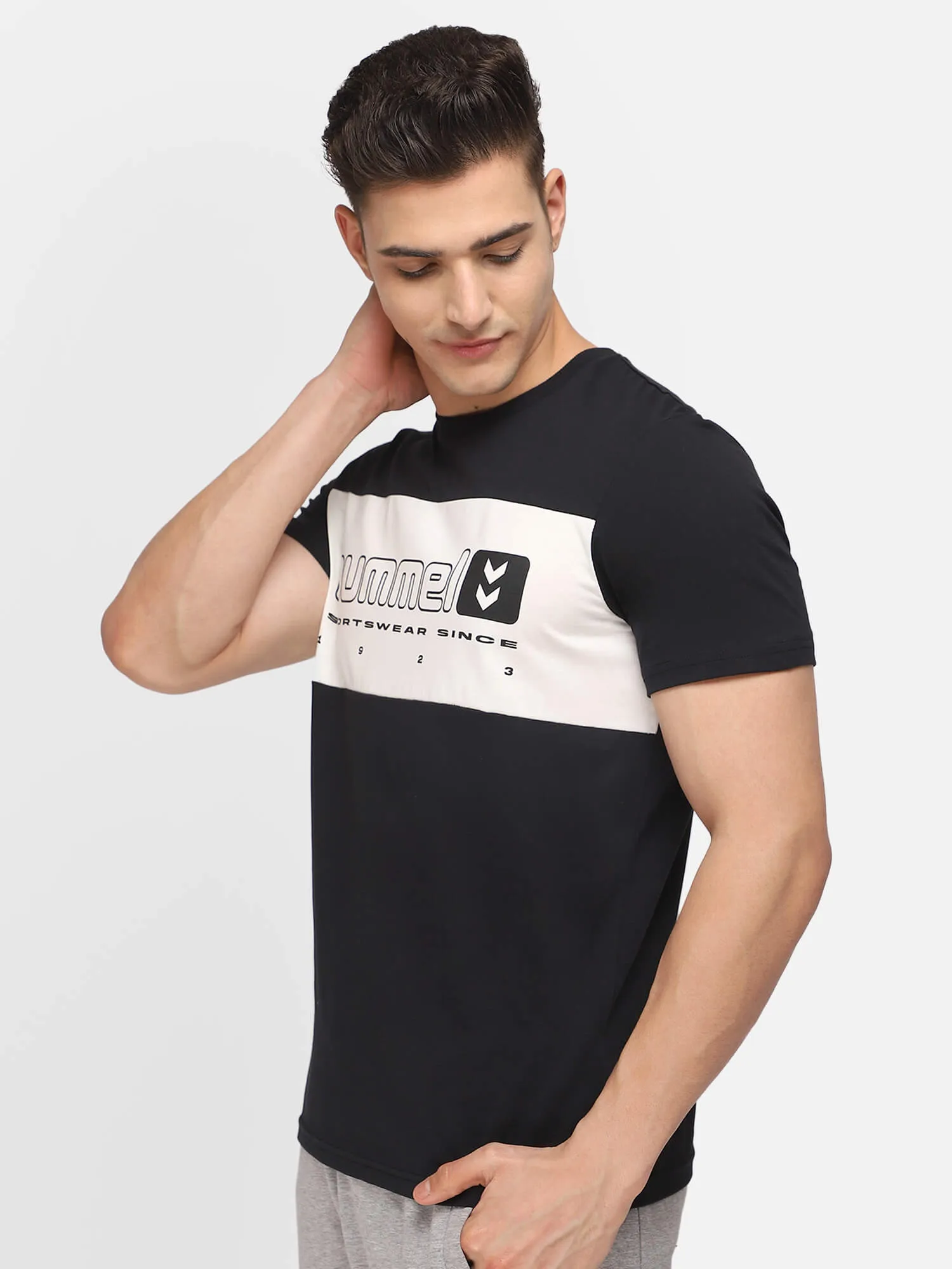 Lgc Musa Men Cotton Black T-Shirt