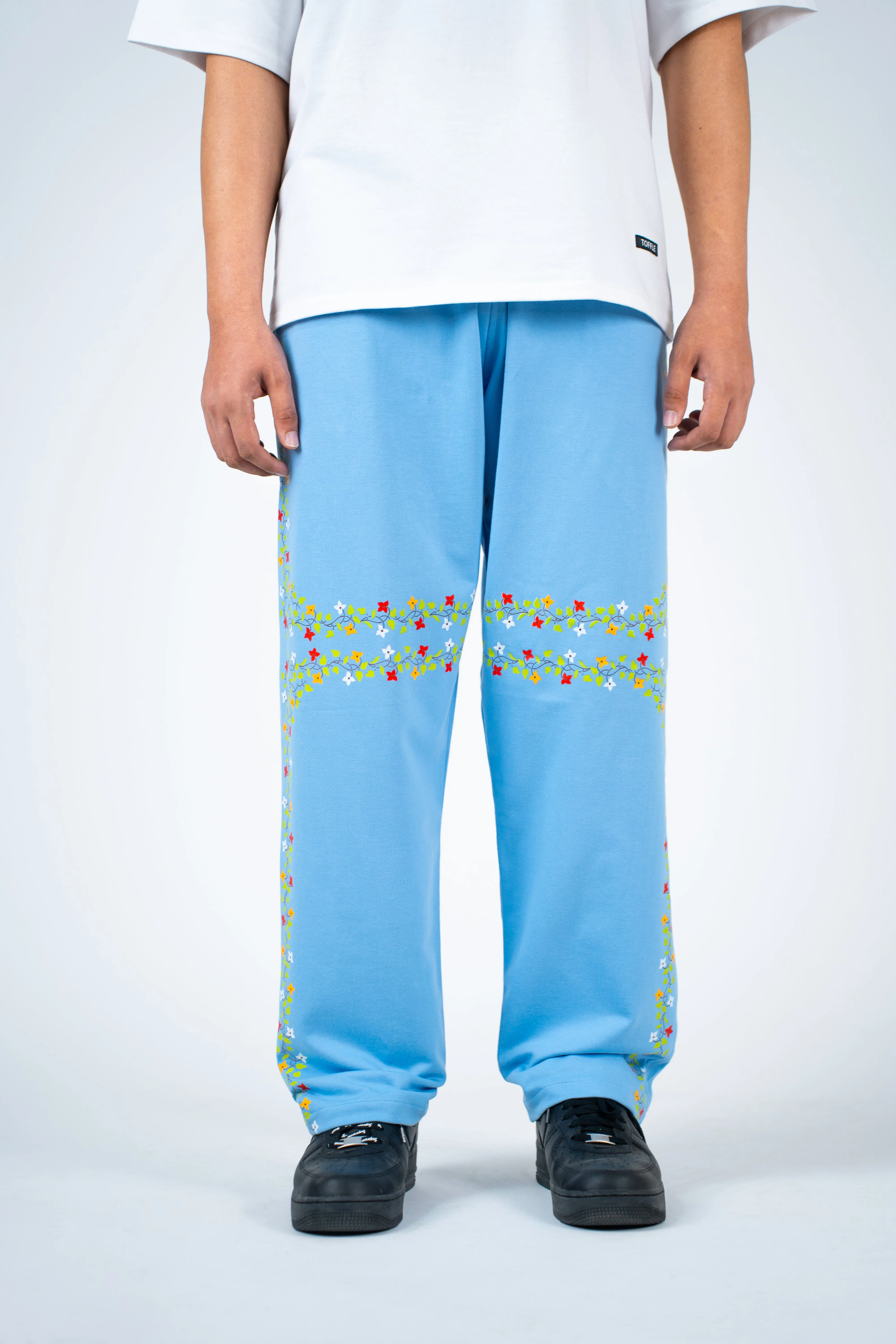 Light Blue Floral Jogger