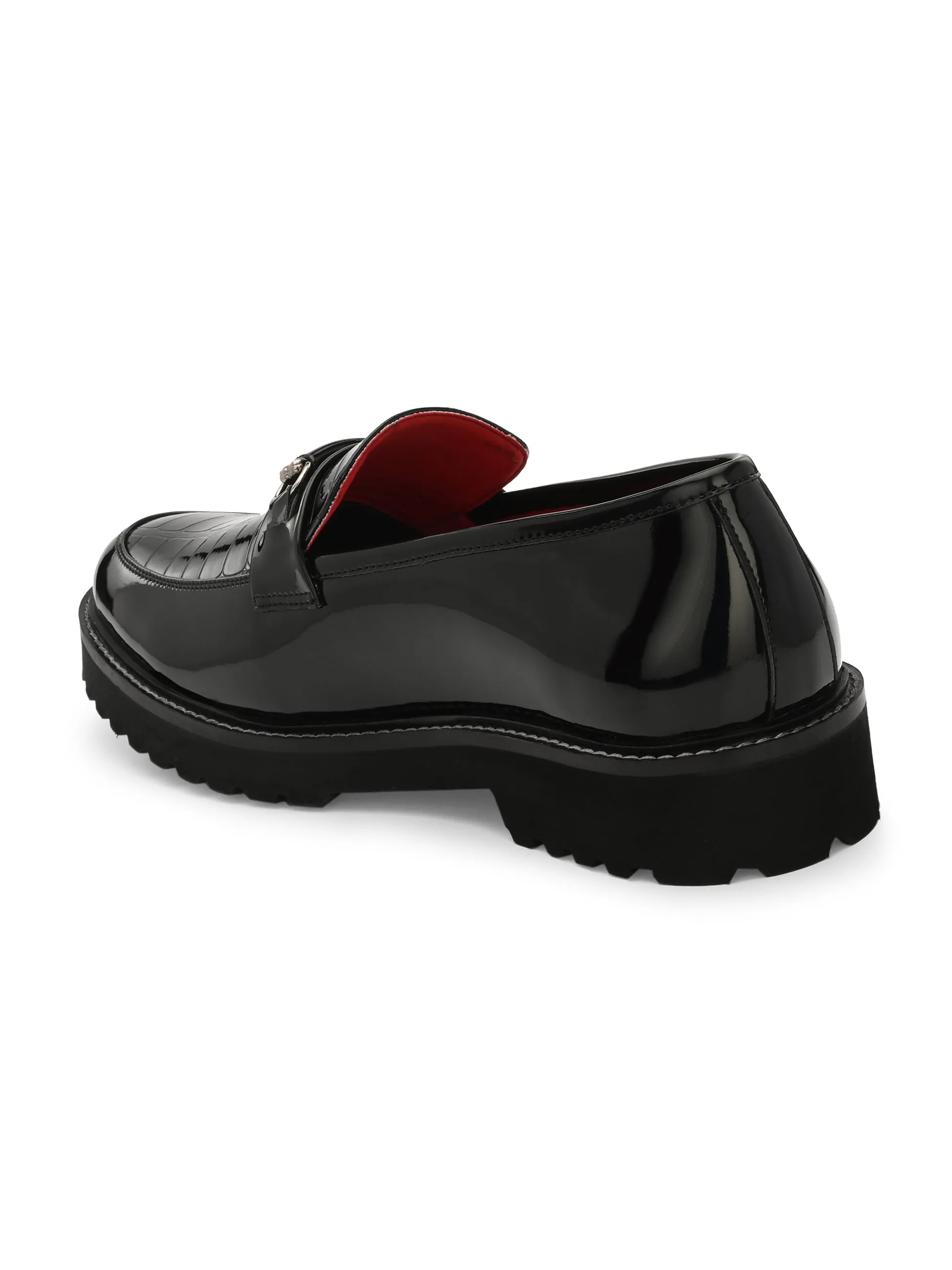 Lisboa Black Chunky Loafers