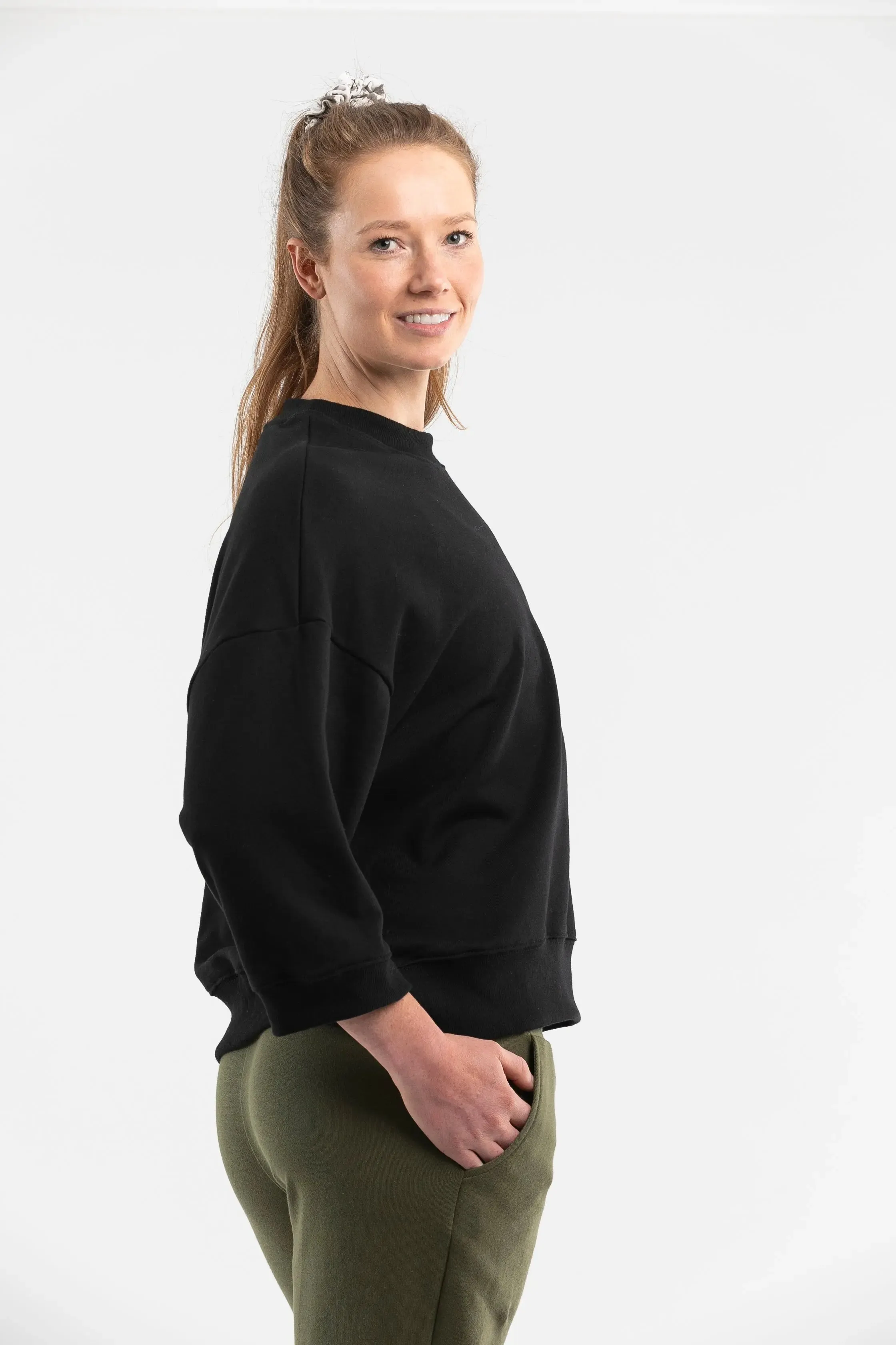 Luna Organic Jumper | Black