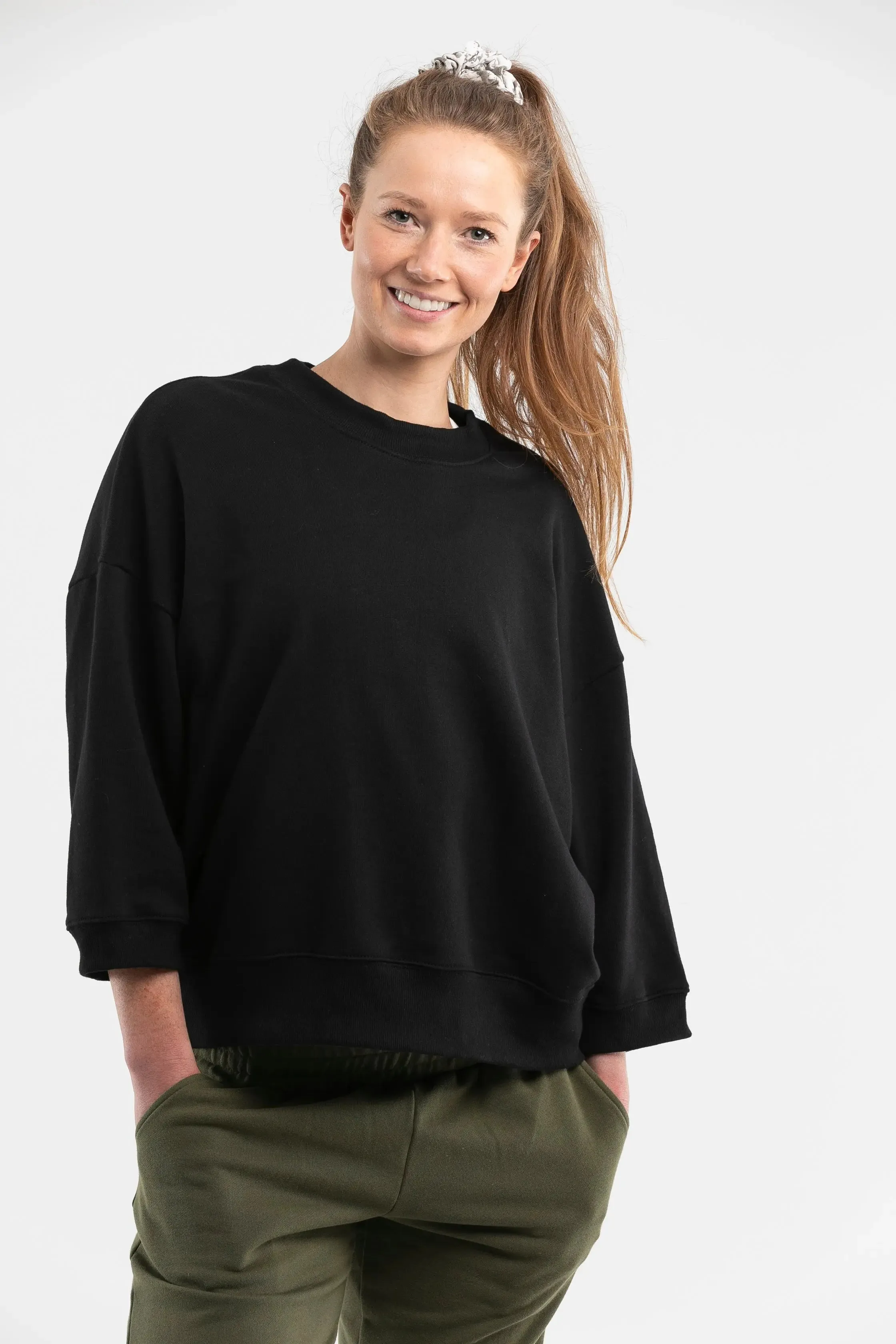 Luna Organic Jumper | Black