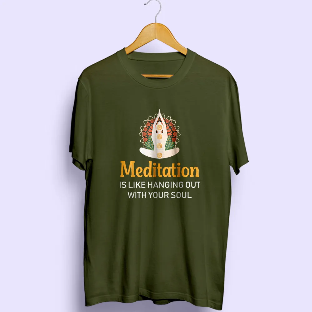 Meditation Half Sleeve T-Shirt