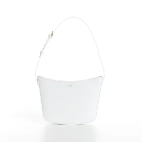 Medium Celine Croque Bag - Arctic White Shiny Calfskin