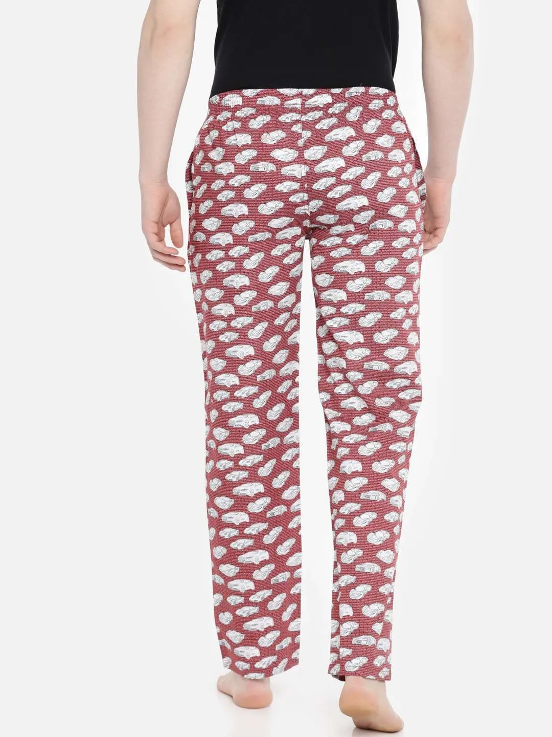 Men Abstract Printed Lounge Pant