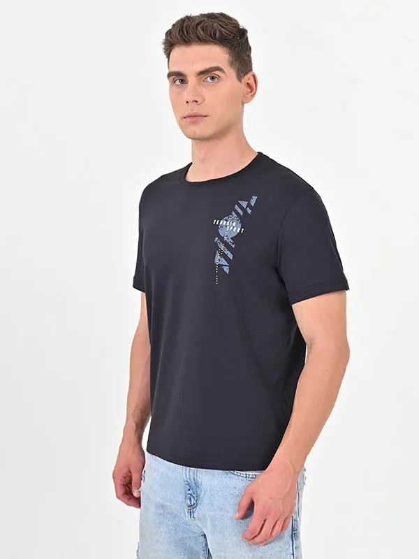 Men Graphic Crew Neck T-Shirt