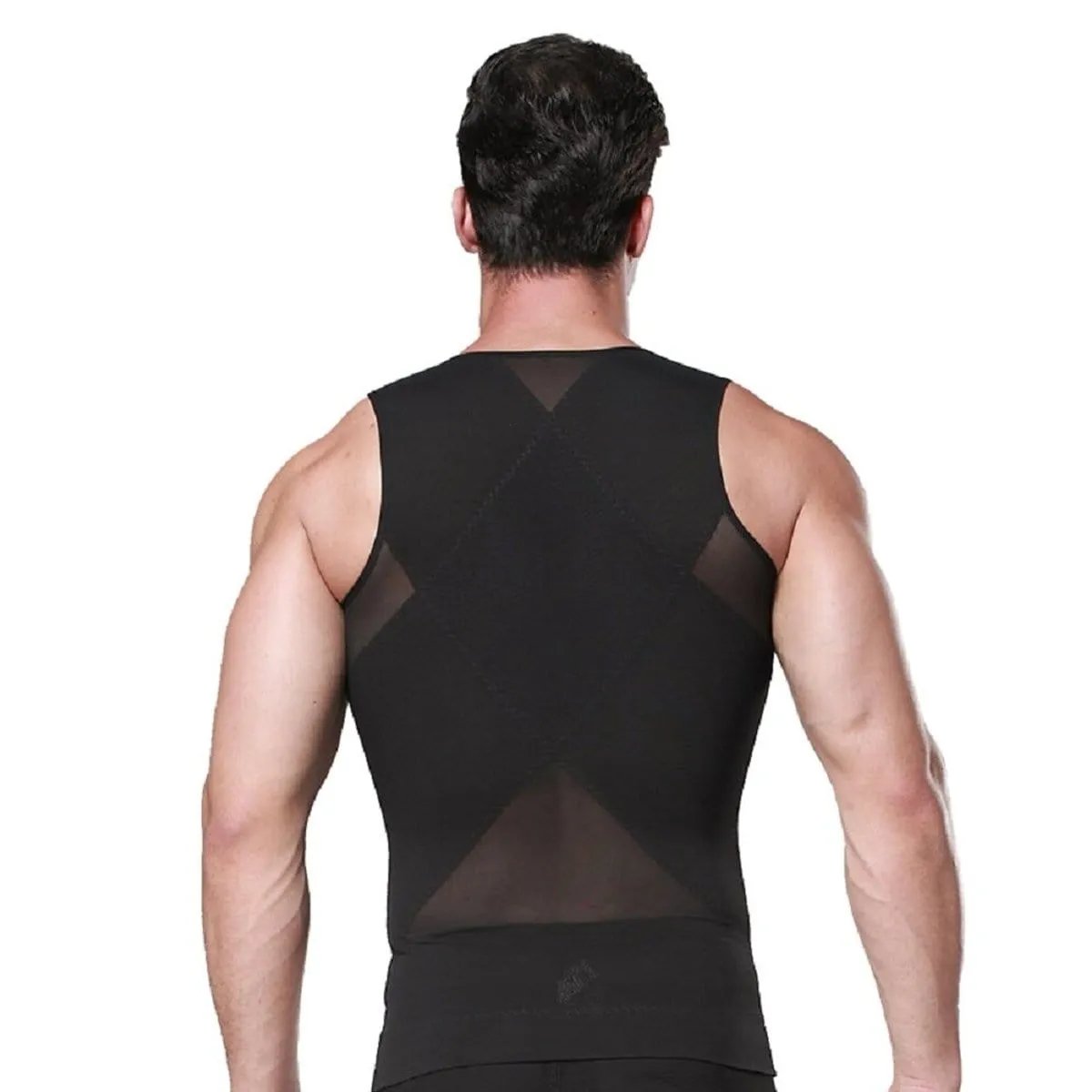 Men's Compression Zipper Tank Top