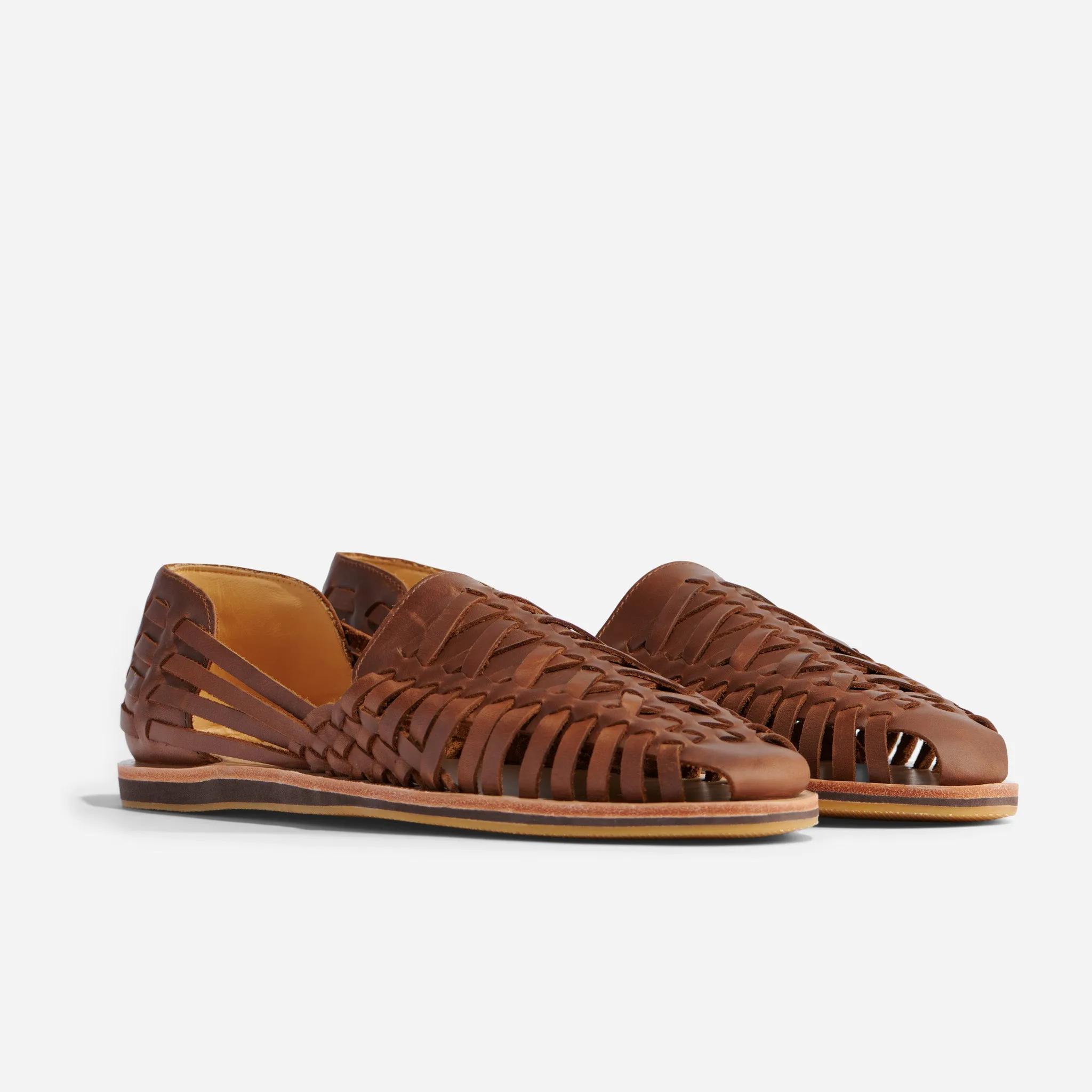 Men's Huarache Sandal Brown