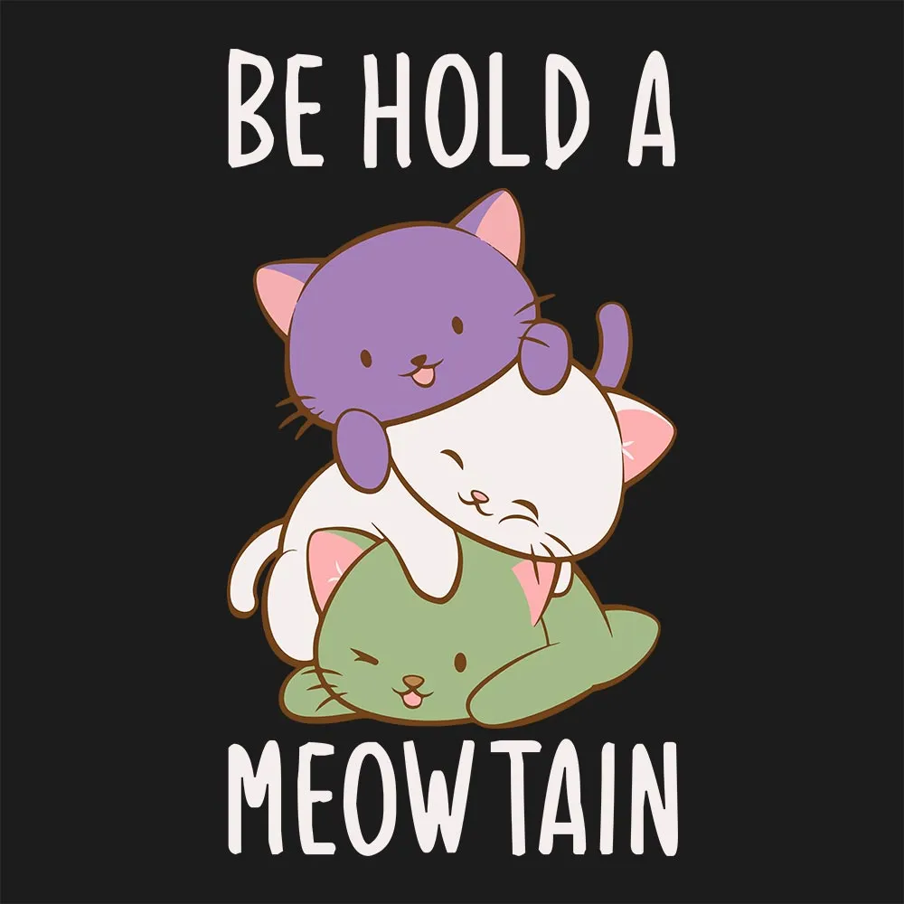 Meowtain Half Sleeve T-Shirt