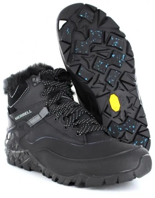 Merrell Aurora 6 Ice  Black Insulated Winter Boots - J37216